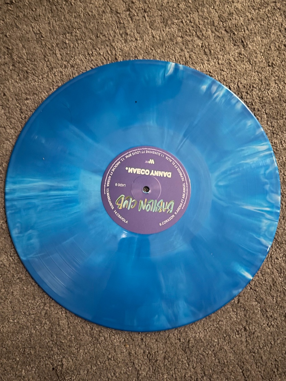 Danny Ocean BABYLON CLUB LP Colored Splatter Vinyl - Picture 3 of 3